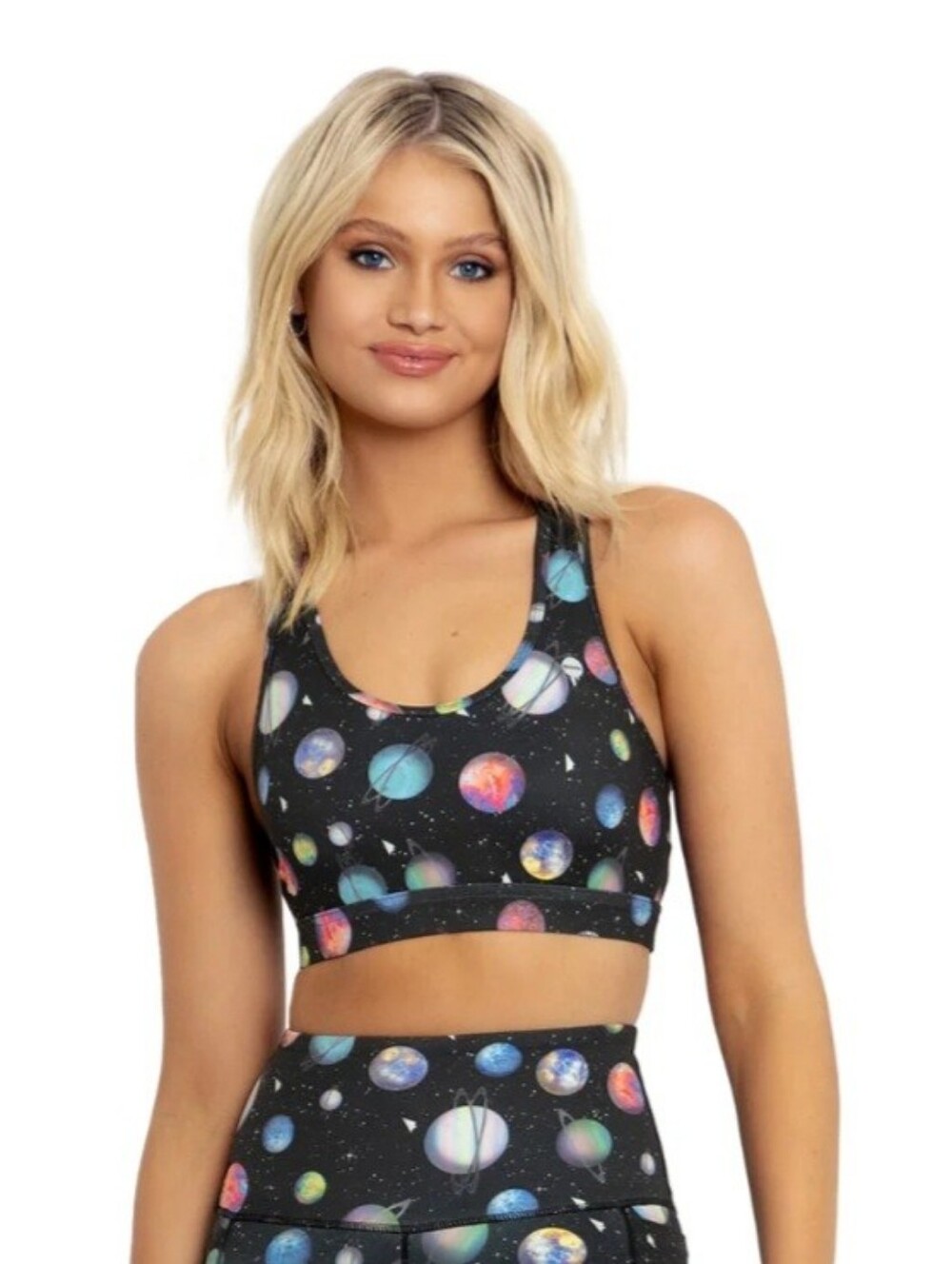 Limited Edition Blackmilk Paper Universe Crop Top Size Small